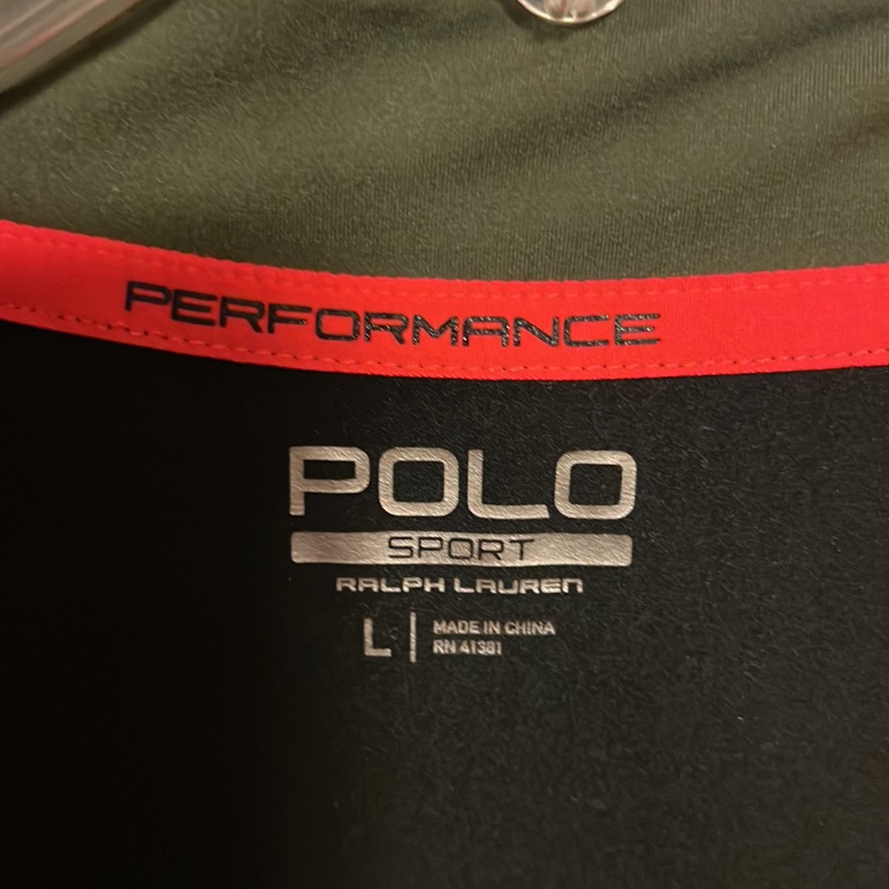 Ralph Lauren Polo sport performance Thermovent 1/4 zip size large - Picture 3 of 6
